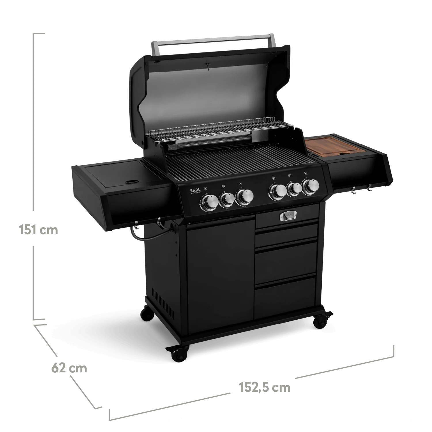 Big EARL Premium-Gasgrill 4-Brenner - Image 8