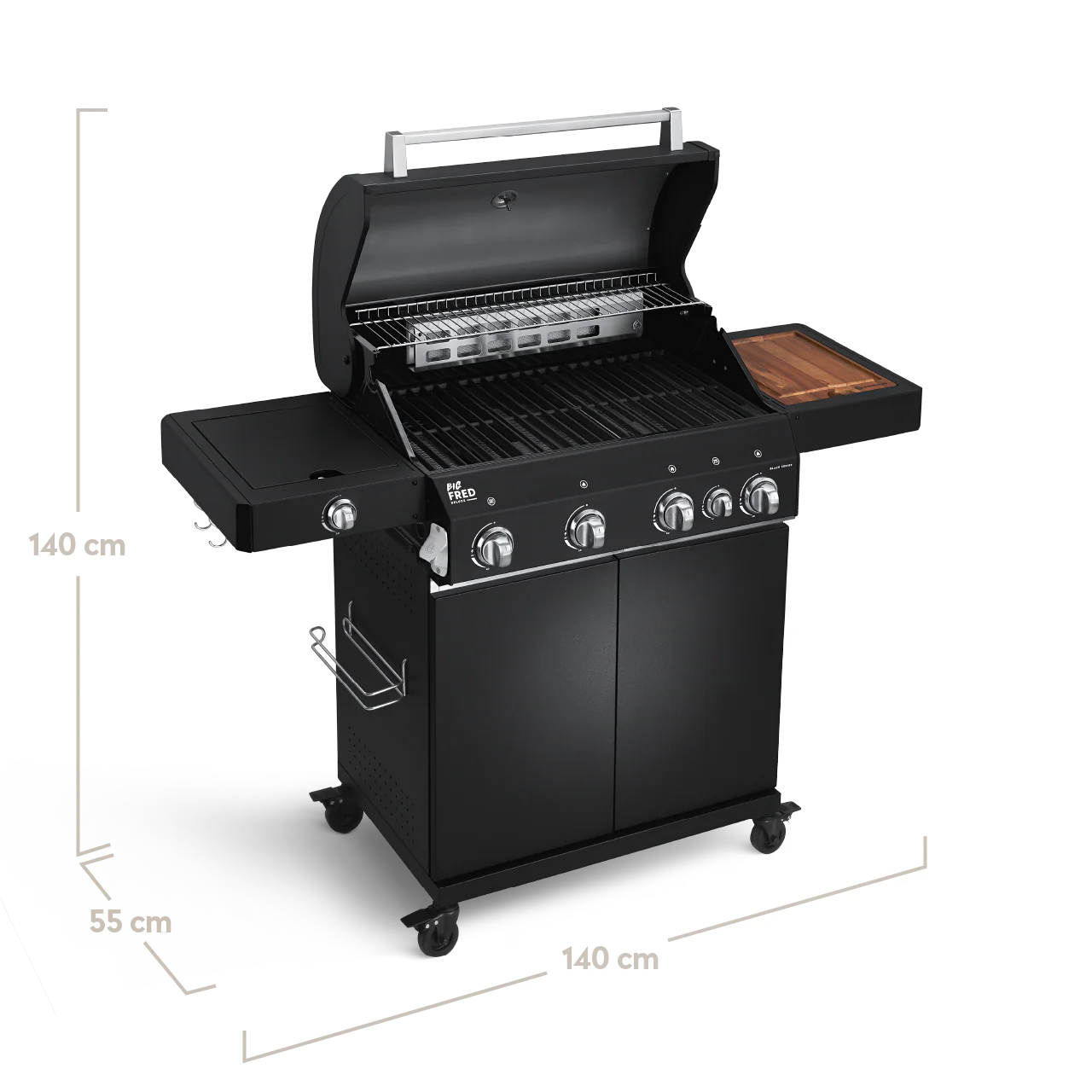 Big FRED Deluxe Gasgrill 4-Brenner Series 3 - Image 9