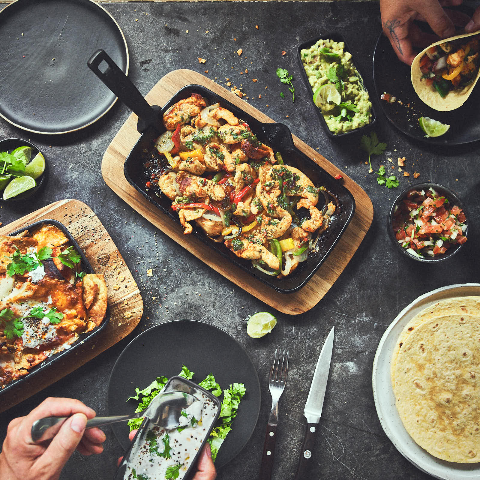 Fajita Pfanne mit Servierbrett - Image 8