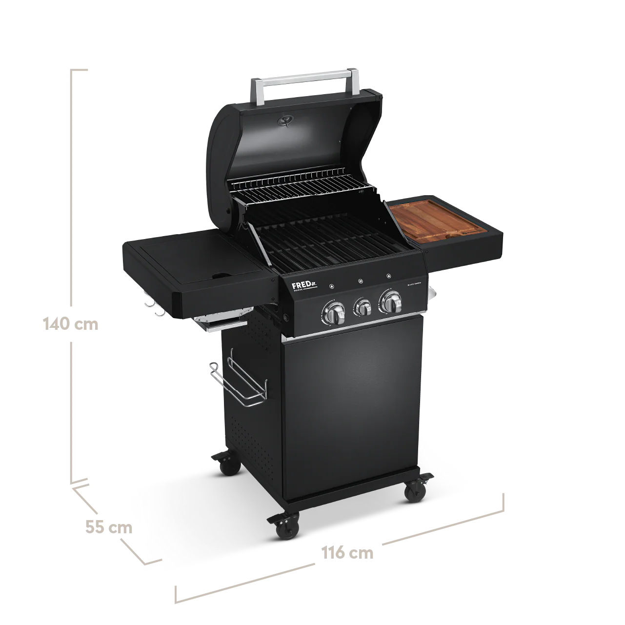 FRED Jr. Deluxe Gasgrill 2-Brenner Series 3 - Image 9