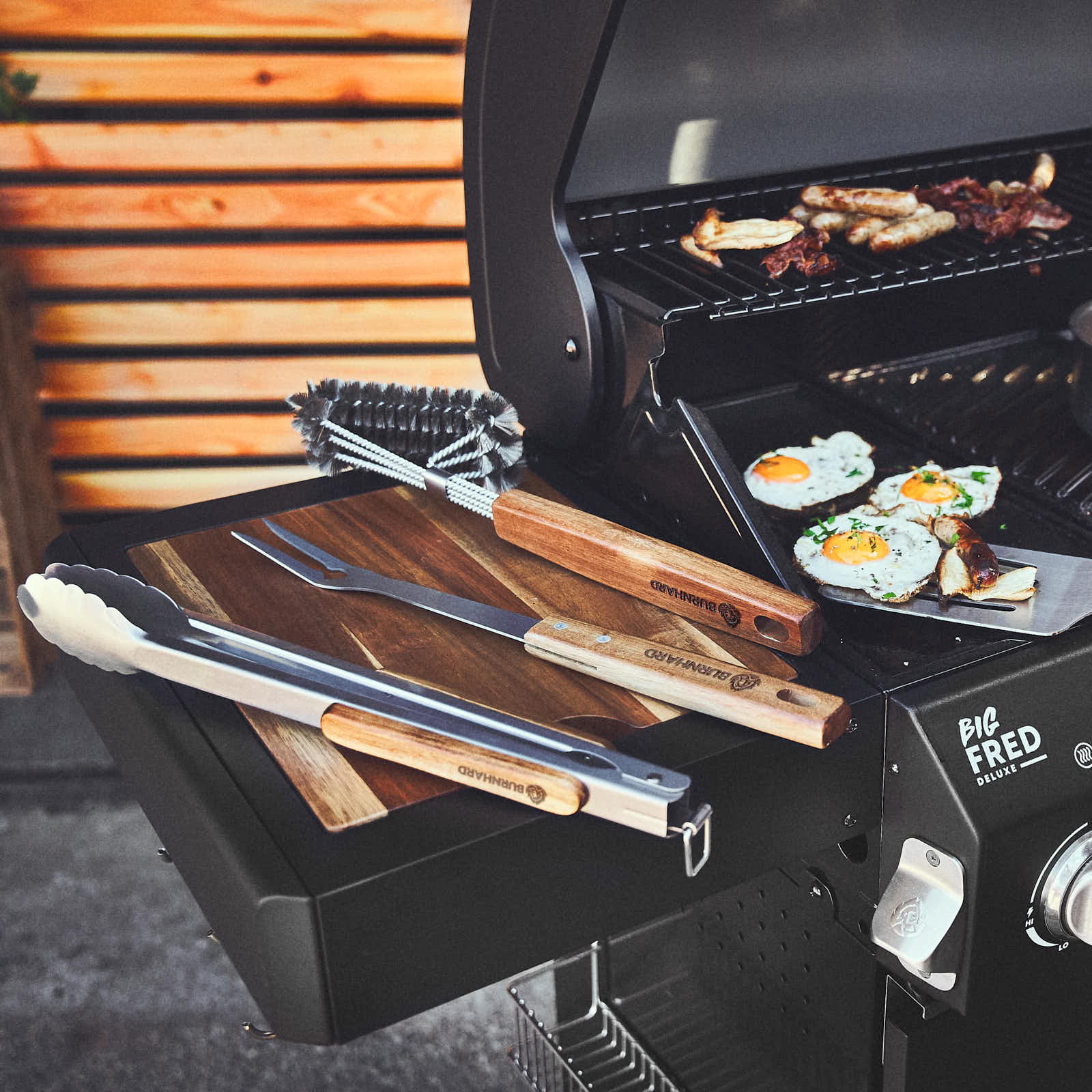 Grillbesteck Akazienholz 4-tlg. - Image 8