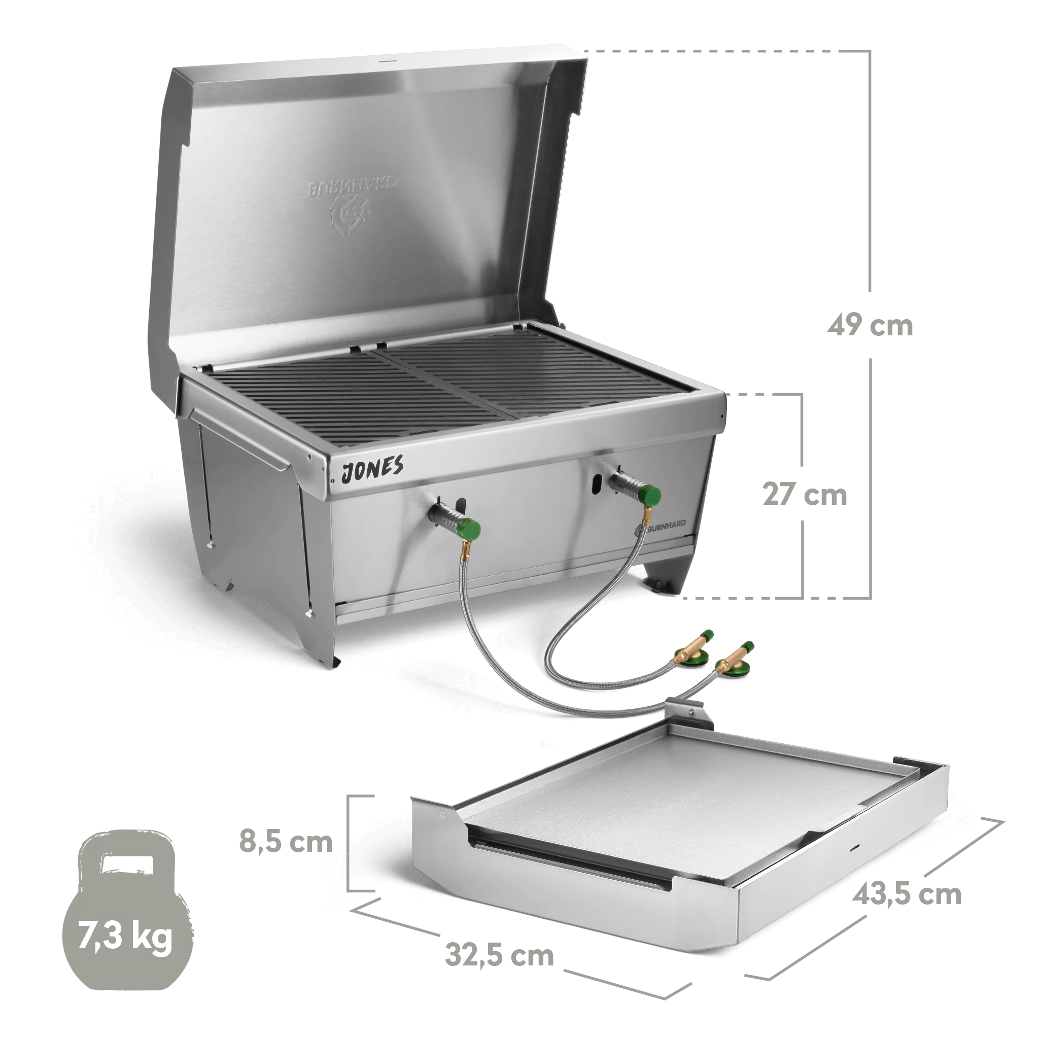 JONES Campinggrill 2-Brenner - Image 3