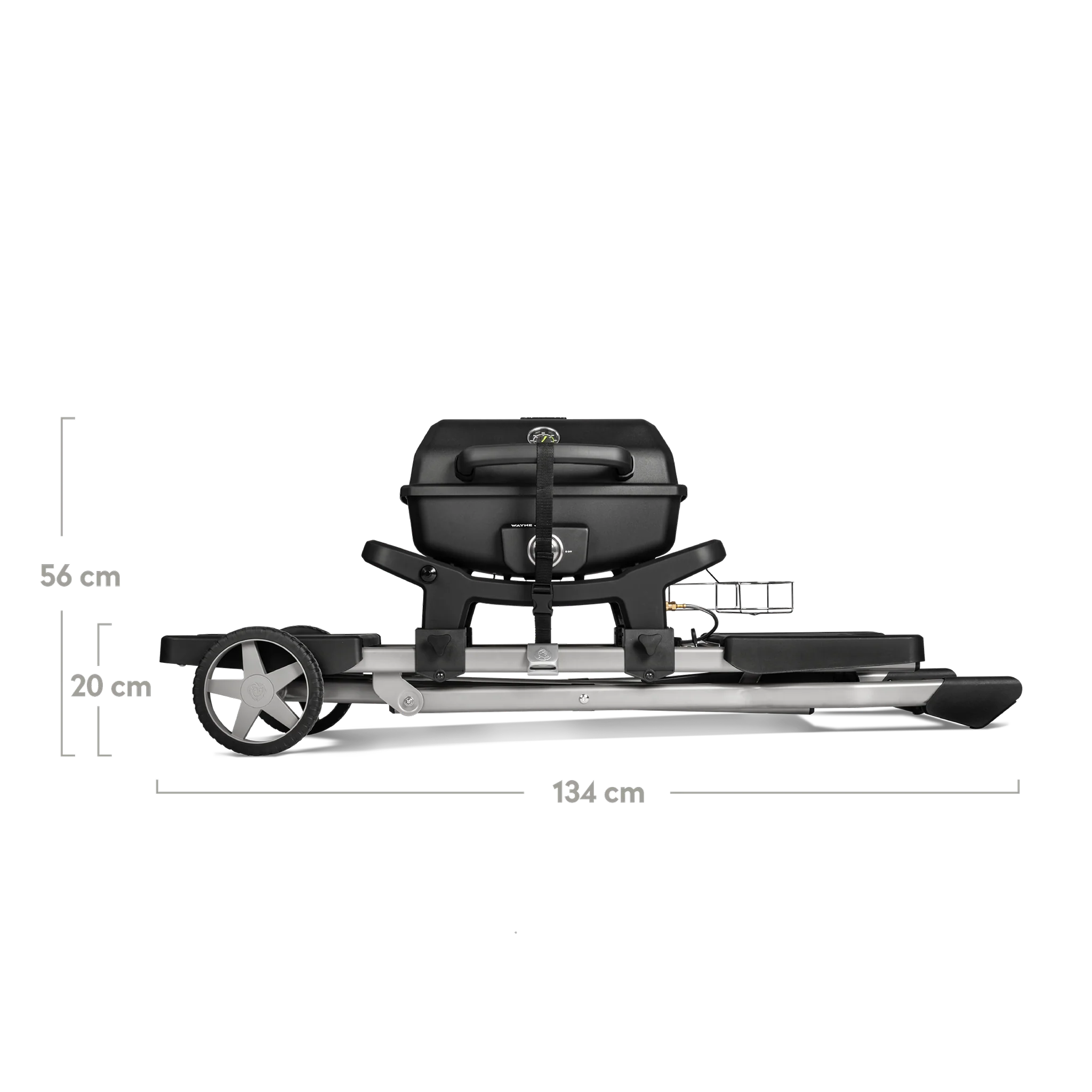 WAYNE Jr. Balkongrill 1-Brenner inkl. Rollwagen - Image 3