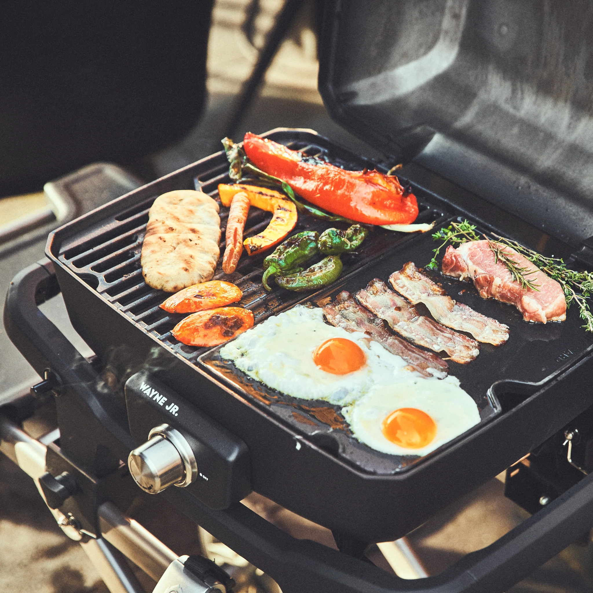 WAYNE Jr. Balkongrill 1-Brenner inkl. Rollwagen - Image 5