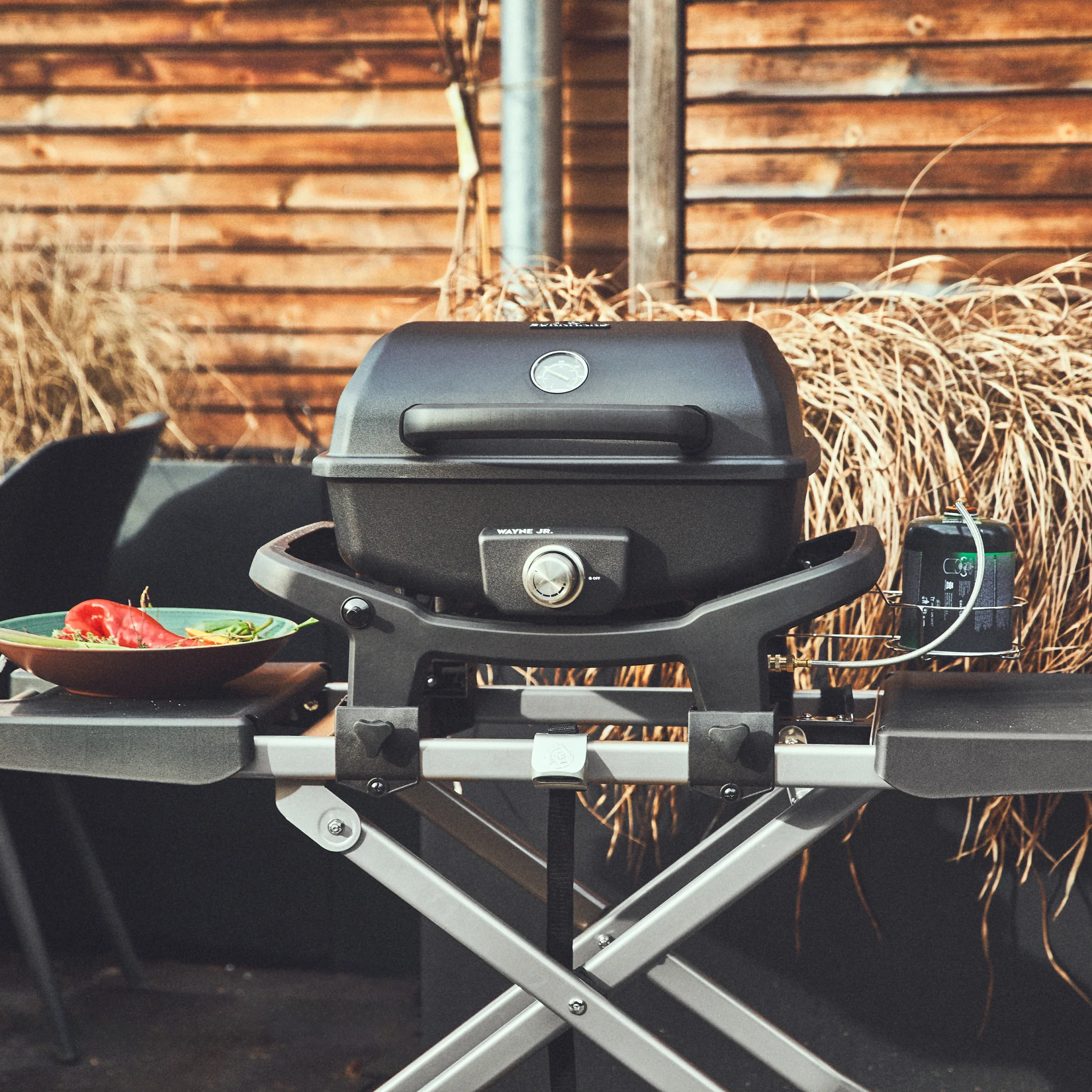 WAYNE Jr. Balkongrill 1-Brenner inkl. Rollwagen - Image 8