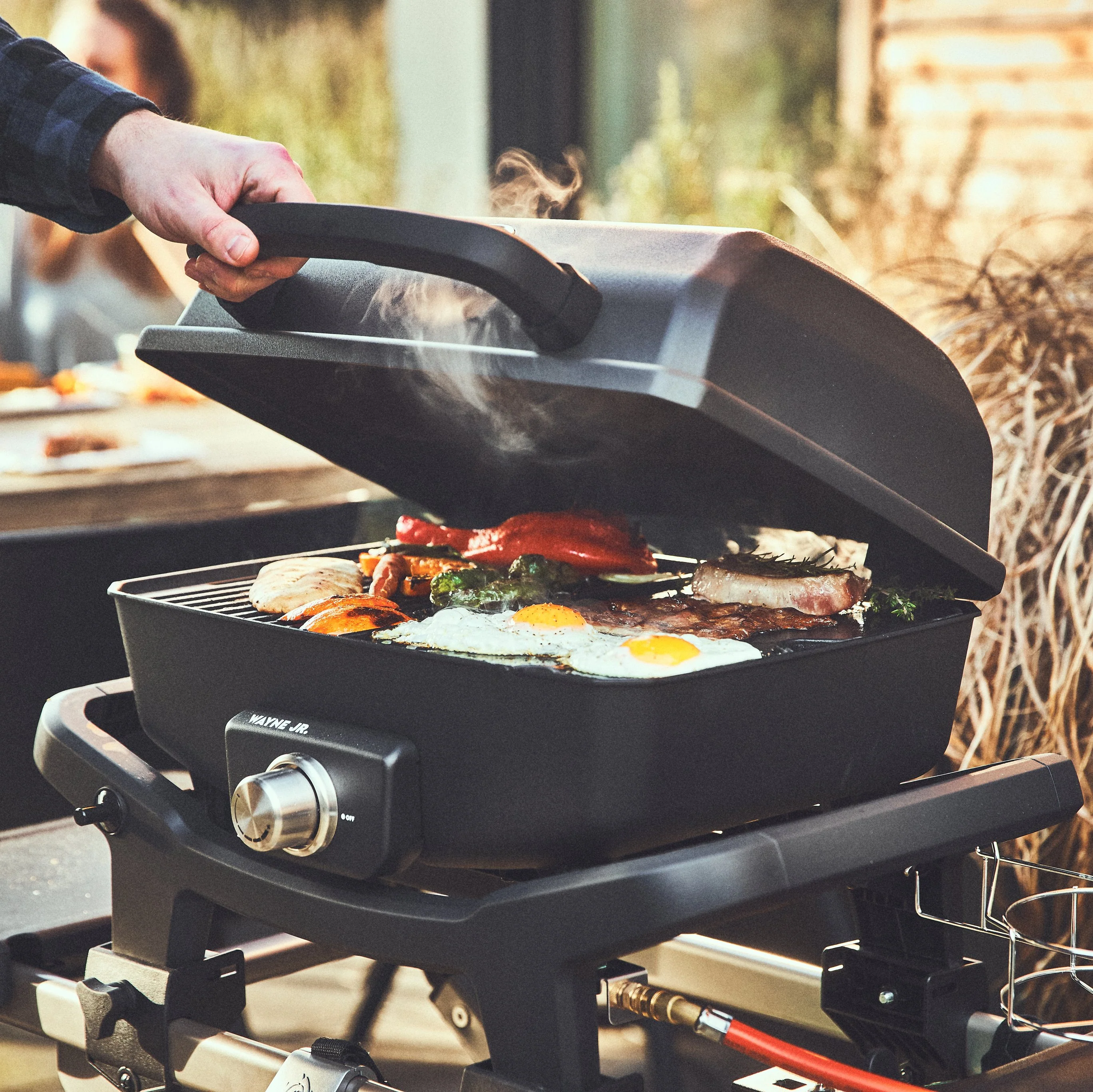 WAYNE Jr. Balkongrill 1-Brenner inkl. Gasflaschen Adapter - Image 6